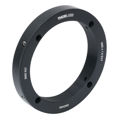 SM3A95 - Переходник с внешней резьбой M95 x 1.0 и внутренней резьбой SM3, для каркасных систем (60 мм), Thorlabs SM3A95 - Переходник с внешней резьбой M95 x 1.0 и внутренней резьбой SM3, для каркасных систем (60 мм), Thorlabs
