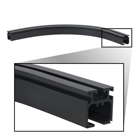 LPCC90 - Изогнутый под углом 90 градусов карниз для защитных штор, не пропускающих лазерное излучение, Thorlabs