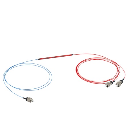 PFC980F - Сплавной разветвитель для работы с поляризованным излучением, рабочий диапазон: 980 ± 15 нм, волокно: PM, разъемы: FC/PC, Thorlabs