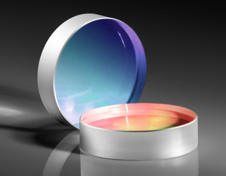 Оптическое окно для работы с лазерами, две полосы пропускания