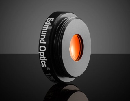 Плоско-выпуклые линзы с покрытием из MgF2 в оправе