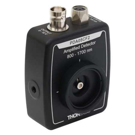 PDA05CF2 - InGaAs фотодетектор с усилителем, фиксированный коэффициент усиления, рабочий спектральный диапазон: 800-1700 нм, ширина полосы пропускания: 150 МГц, площадь активной области: 0.2 мм2, источник питания, крепления: 8-32/M4, Thorlabs PDA05CF2 - InGaAs фотодетектор с усилителем, фиксированный коэффициент усиления, рабочий спектральный диапазон: 800-1700 нм, ширина полосы пропускания: 150 МГц, площадь активной области: 0.2 мм2, источник питания, крепления: 8-32/M4, Thorlabs
