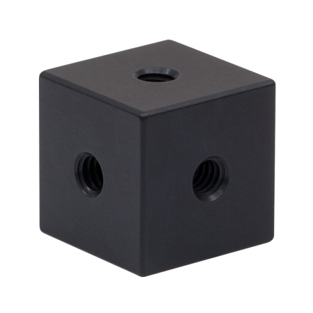 RM1F - Металлический куб с отверстиями (1/4"-20) для крепления стержней 1", Thorlabs RM1F - Металлический куб с отверстиями (1/4"-20) для крепления стержней 1", Thorlabs