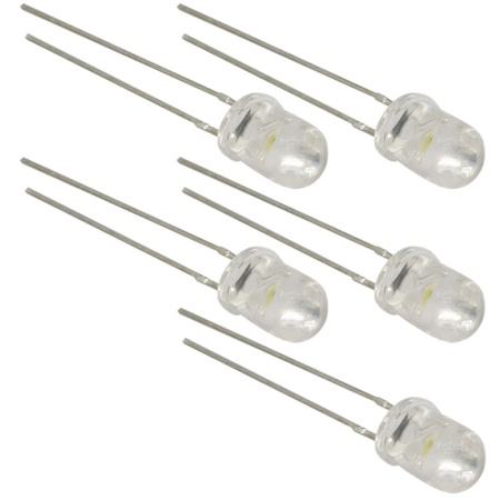 LEDW25E - Светодиоды в корпусе из эпоксидной смолы, белый свет: 430 - 660 нм, мощность: 15 мВт, половина угла обзора: 25°, 5 шт., Thorlabs LEDW25E - Светодиоды в корпусе из эпоксидной смолы, белый свет: 430 - 660 нм, мощность: 15 мВт, половина угла обзора: 25°, 5 шт., Thorlabs